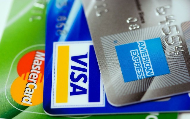 Image representing credit card pricing using Visa and Mastercard and American Express Credit Cards